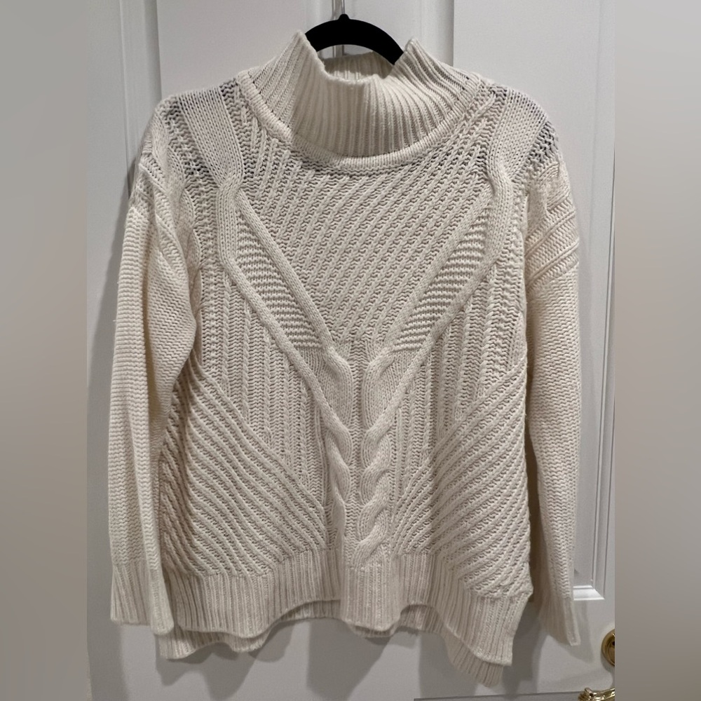 Oversized knit sweater